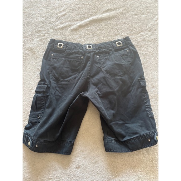 Athleta Black Cargo Bermuda Shorts Women's Size 6 Casual Activewear - Picture 6 of 9